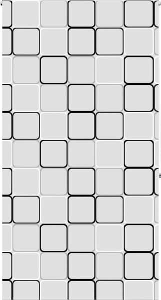 VidaXL Sprchová roleta 140x240 cm Šířka látky 136 cm [4014939] Barva: Zelené listy
