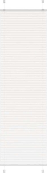 VidaXL Plisovaná roleta 60x200 cm Šířka látky 59,4 cm Polyester [4015101] Barva: Bílá