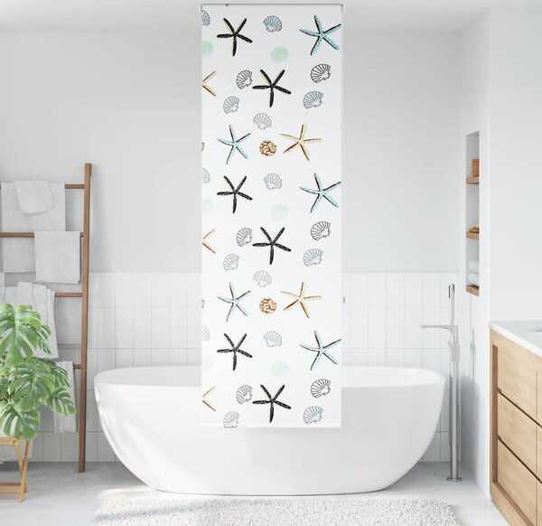 VidaXL Sprchová roleta 80x240 cm Šířka látky 76 cm [4014900] Barva: Bílá
