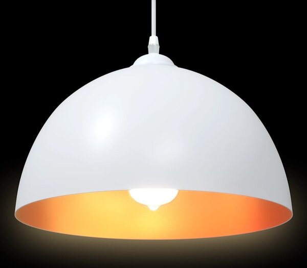 VidaXL Závěsná svítidla 2 ks výškově nastavitelná E27 Ø30 cm [4103451] Barva: Černá