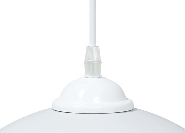 VidaXL Závěsná svítidla 2 ks výškově nastavitelná E27 Ø30 cm [4103451] Barva: Černá