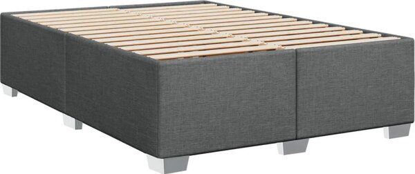 VidaXL Box spring postel s matrací 160x200 cm textil [3288254] Barva: Modrá