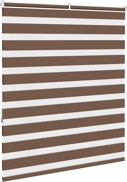 VidaXL Zebra roleta šířka látky 130,9 cm polyester [4014762] Barva: světle šedá