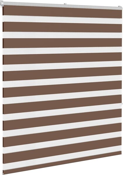 VidaXL Zebra roleta šířka látky 130,9 cm polyester [4014762] Barva: světle šedá