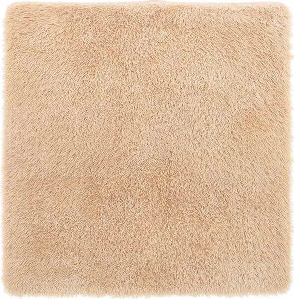VidaXL Koberec Shaggy s vysokým vlasem NAVARRA 120x120 cm [4102861] Barva: krémová