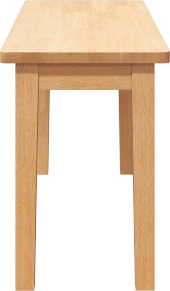 VidaXL Lavice 90 cm z masivního dřeva s gumou [4102595] Barva: Bílo-šedá