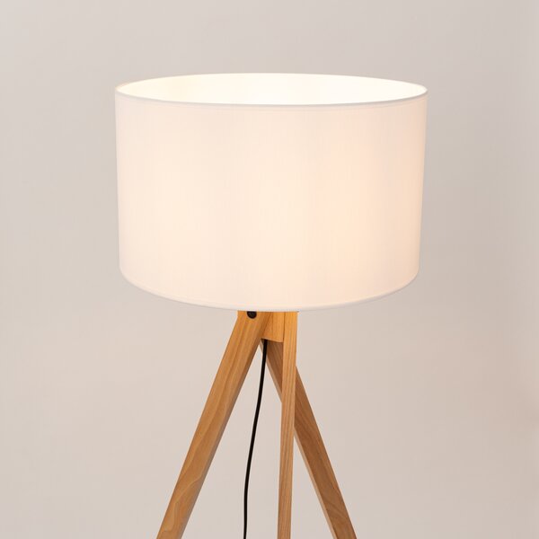 Sollux Lighting Stojací lampa NATT bílá