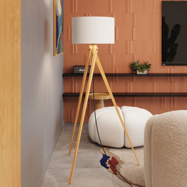 Sollux Lighting Stojací lampa NATT bílá