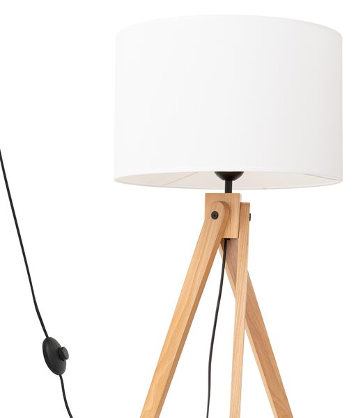 Sollux Lighting Stojací lampa NATT bílá