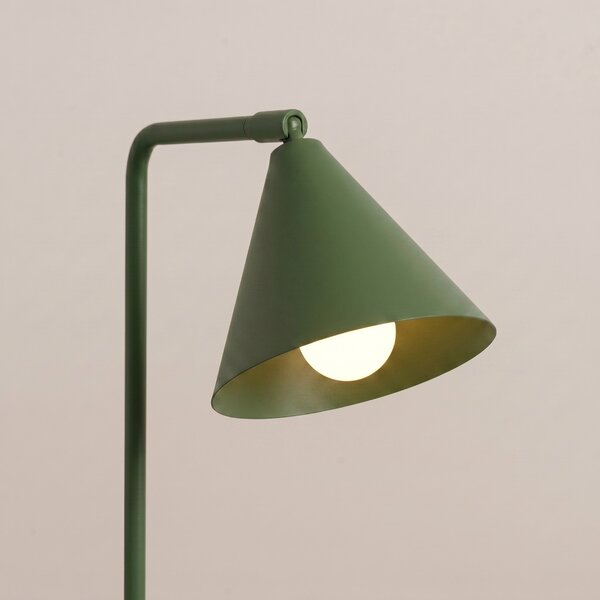 Sollux Lighting Stolní lampa NOX olivově zelená