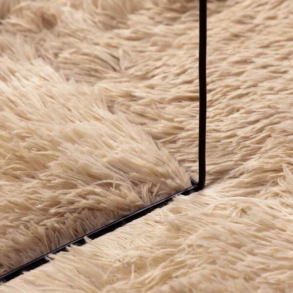 VidaXL Koberec Shaggy s vysokým vlasem NAVARRA 160x230 cm [4102842] Barva: světle šedá