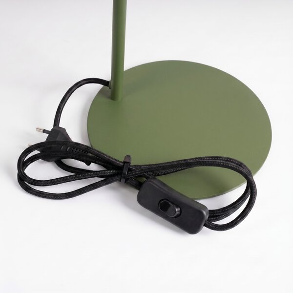 Sollux Lighting Stolní lampa NOX olivově zelená