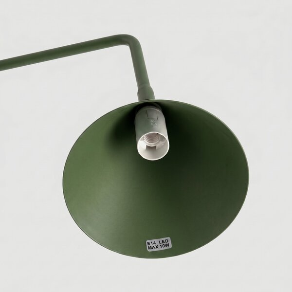 Sollux Lighting Stolní lampa NOX olivově zelená