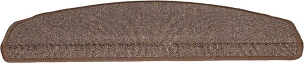 VidaXL Schodové rohože 20 ks 65 x 24 x 4 cm , půlkulaté, velké [3365793] Barva: kávová hnědá