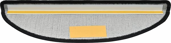 VidaXL Schodové rohože 20 ks 65 x 24 x 4 cm , půlkulaté, velké [3365793] Barva: kávová hnědá