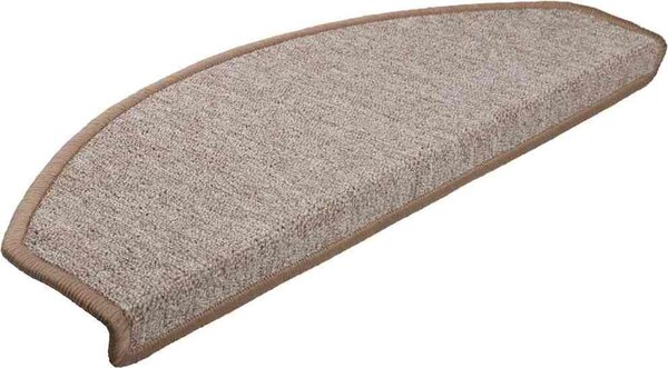 VidaXL Schodové rohože 20 ks 65 x 24 x 4 cm , půlkulaté, velké [3365793] Barva: kávová hnědá