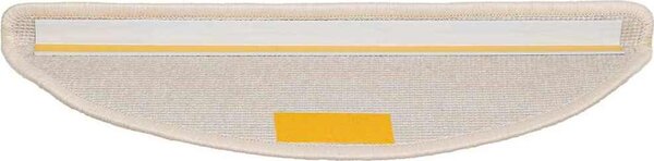 VidaXL Schodové rohože 20 ks 56 x 17 x 3 cm , půlkulaté [3365841] Barva: Béžová