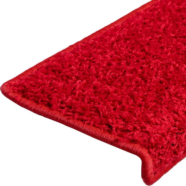 VidaXL Schodové rohože 20 ks 65 x 21 x 4 cm s obdélníkovým okrajem [3365857] Barva: krémová
