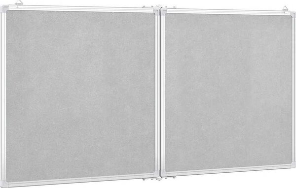 VidaXL Magnetická tabule rozkládací 120 x 60 x 1,7 cm hliník [4005355]
