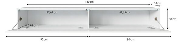 TV stolek CERIEE 180 - beton