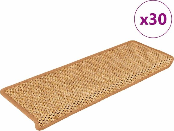 VidaXL Samolepicí rohože na schody -Look 30 ks 65x21x4cm [3365889] Barva: světle zelená