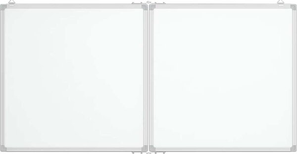VidaXL Magnetická tabule rozkládací 120 x 60 x 1,7 cm hliník [4005355]