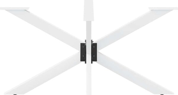 VidaXL Noha jídelního stolu ve tvaru pavouka 150 x 78 x (72-73) cm ocel [4013116] Barva: Černá
