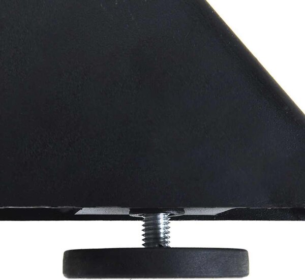 VidaXL Noha jídelního stolu ve tvaru pavouka 120 x 68 x (72-73) cm ocel [4013112] Barva: Černá
