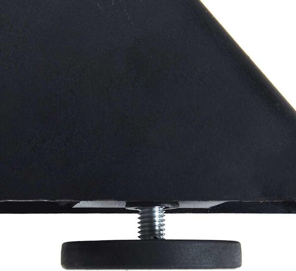 VidaXL Noha jídelního stolu ve tvaru pavouka 150 x 78 x (72-73) cm ocel [4013116] Barva: Černá
