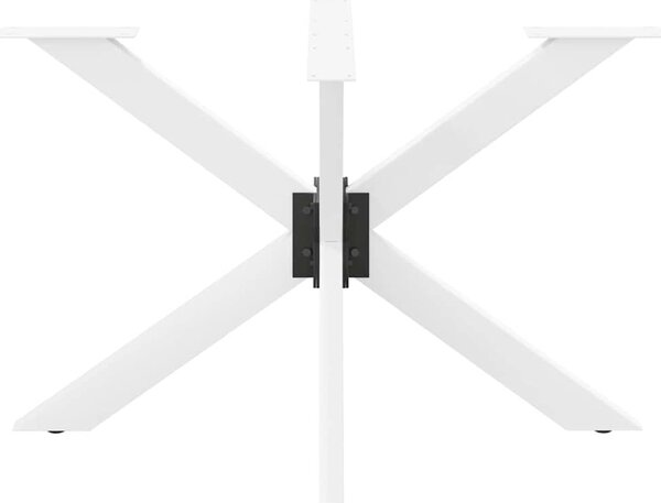VidaXL Noha jídelního stolu ve tvaru pavouka 120 x 68 x (72-73) cm ocel [4013112] Barva: Černá