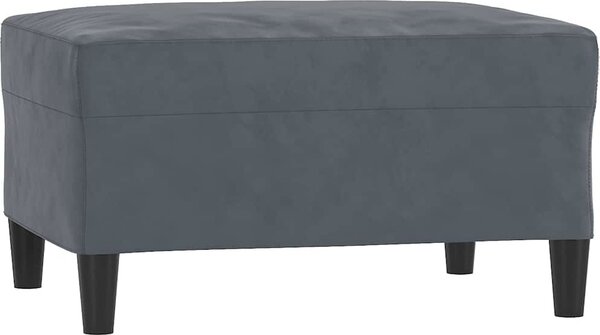 VidaXL Podnožka 70x55x41 cm samet [349321] Barva: světle šedá