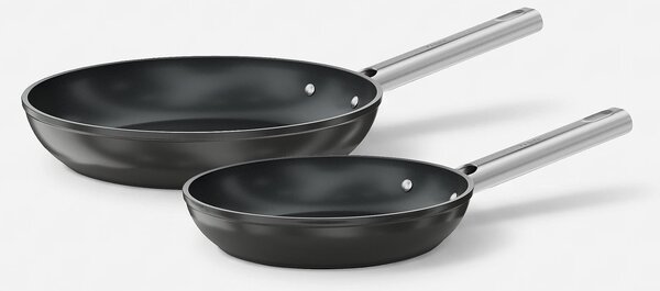 Fabini Sada pánví Meda 5.0 Standard, ø 20 cm + ø 26 cm, 2 díly - Nepřilnavé pánve s keramickým povrchem, černé