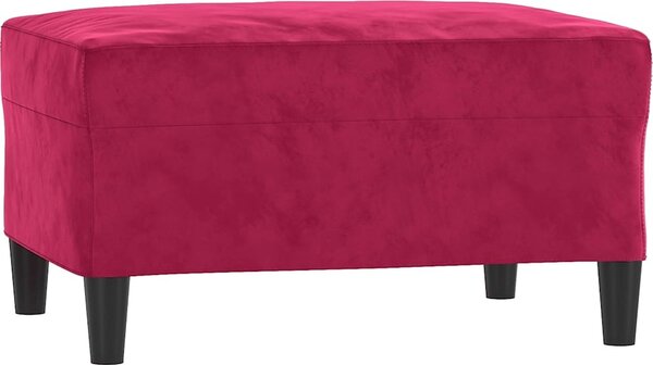VidaXL Podnožka 70x55x41 cm samet [349321] Barva: světle šedá