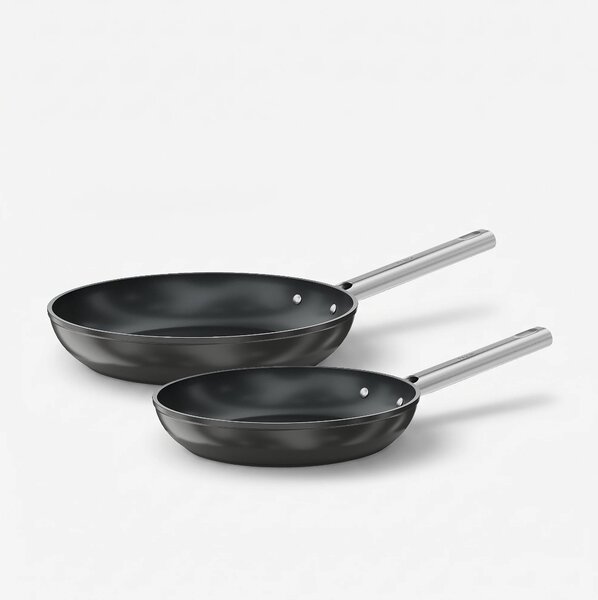 Fabini Sada pánví Meda 5.0 Standard, ø 24 cm + ø 28 cm, 2 díly - Nepřilnavé pánve s keramickým povrchem, černé