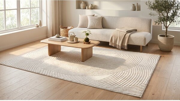 Krémový koberec 160x230 cm Zephyr – ESTE