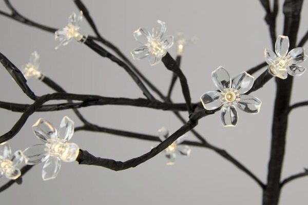 Vánoční dekorace světelný strom 150 cm, 96 LED, teple bílá