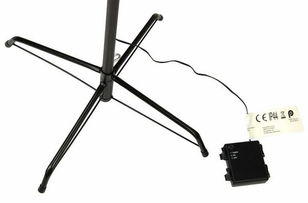 Vánoční dekorace světelný strom 150 cm, 96 LED, teple bílá