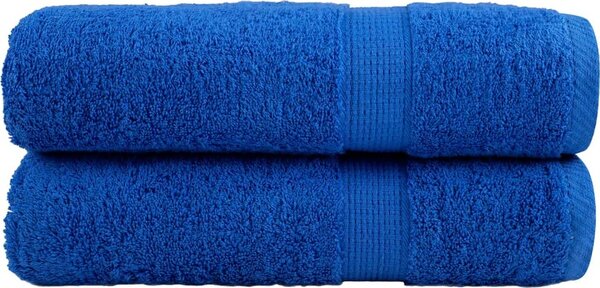 VidaXL Premium ručníky SOLUND 2 ks 50 x 100 cm 600 g/m² [137124] Barva: Šedá