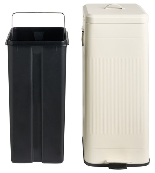 Odpadkový koš 30 L ECOCOMFORT Kov Béžová