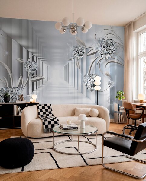 Fototapety Diamantové srdce v tunelu, Fototapety 3D, u07513 : uwalls.cz