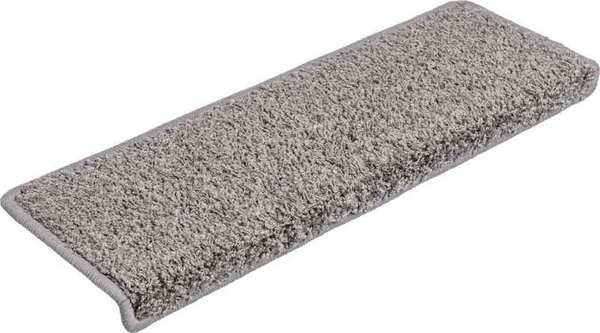 VidaXL Schodové rohože 15 ks 65 x 21 x 4 cm s obdélníkovým okrajem [134577] Barva: dark purple