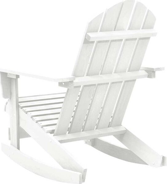 VidaXL Zahradní houpací křeslo Adirondack masivní jedlové dřevo [45704] Barva: Šedá