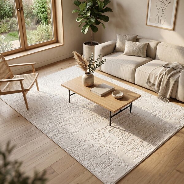 Krémový koberec 80x150 cm Celeste – ESTE