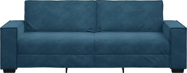 VidaXL 3místná pohovka 220x78x84 cm samet [4105032] Barva: Černá