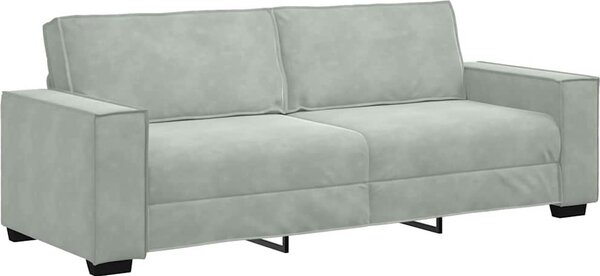 VidaXL 3místná pohovka 220x78x84 cm samet [4105032] Barva: Černá
