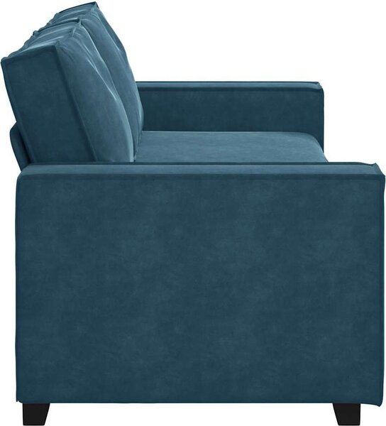 VidaXL 3místná pohovka 220x78x84 cm samet [4105032] Barva: Černá