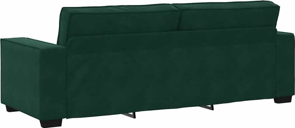 VidaXL 3místná pohovka 220x78x84 cm samet [4105032] Barva: Černá