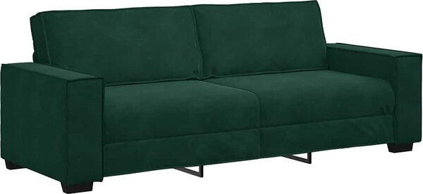 VidaXL 3místná pohovka 220x78x84 cm samet [4105032] Barva: Černá