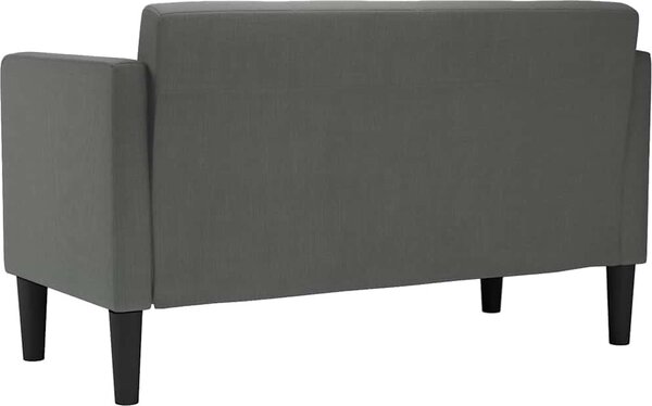 VidaXL Loveseat Sofa 111 cm textil [4100561] Barva: Černá