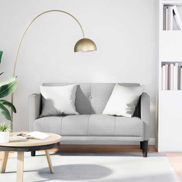 VidaXL Loveseat Sofa 111 cm textil [4100561] Barva: Černá